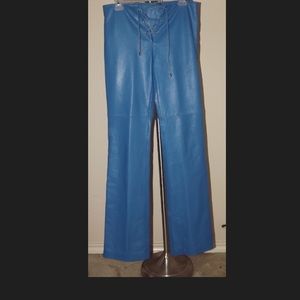 Polo sport leather pants